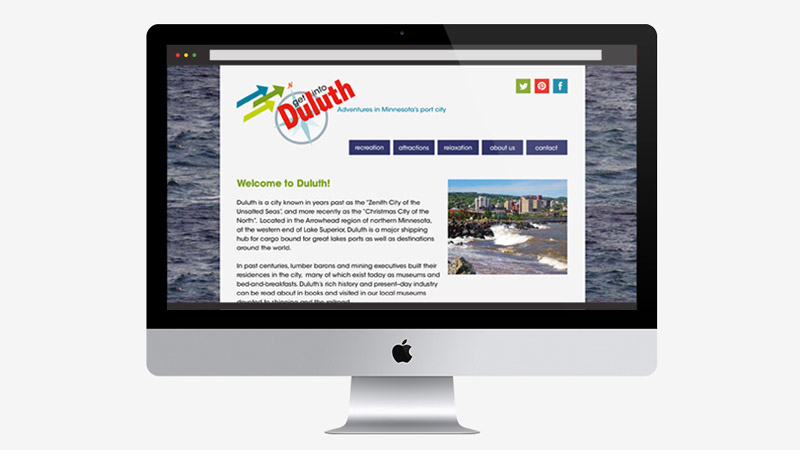 Get Into Duluth Desktop Mockup